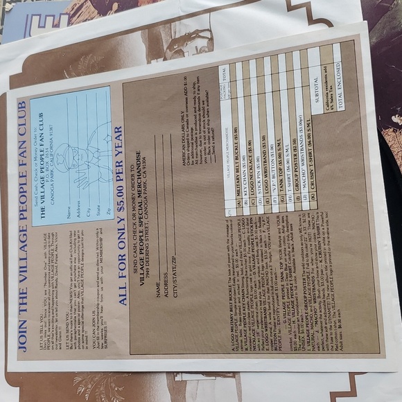 Village People Cruisin' 1978 Original Vinyl Album YMCA - Picture 10 of 10